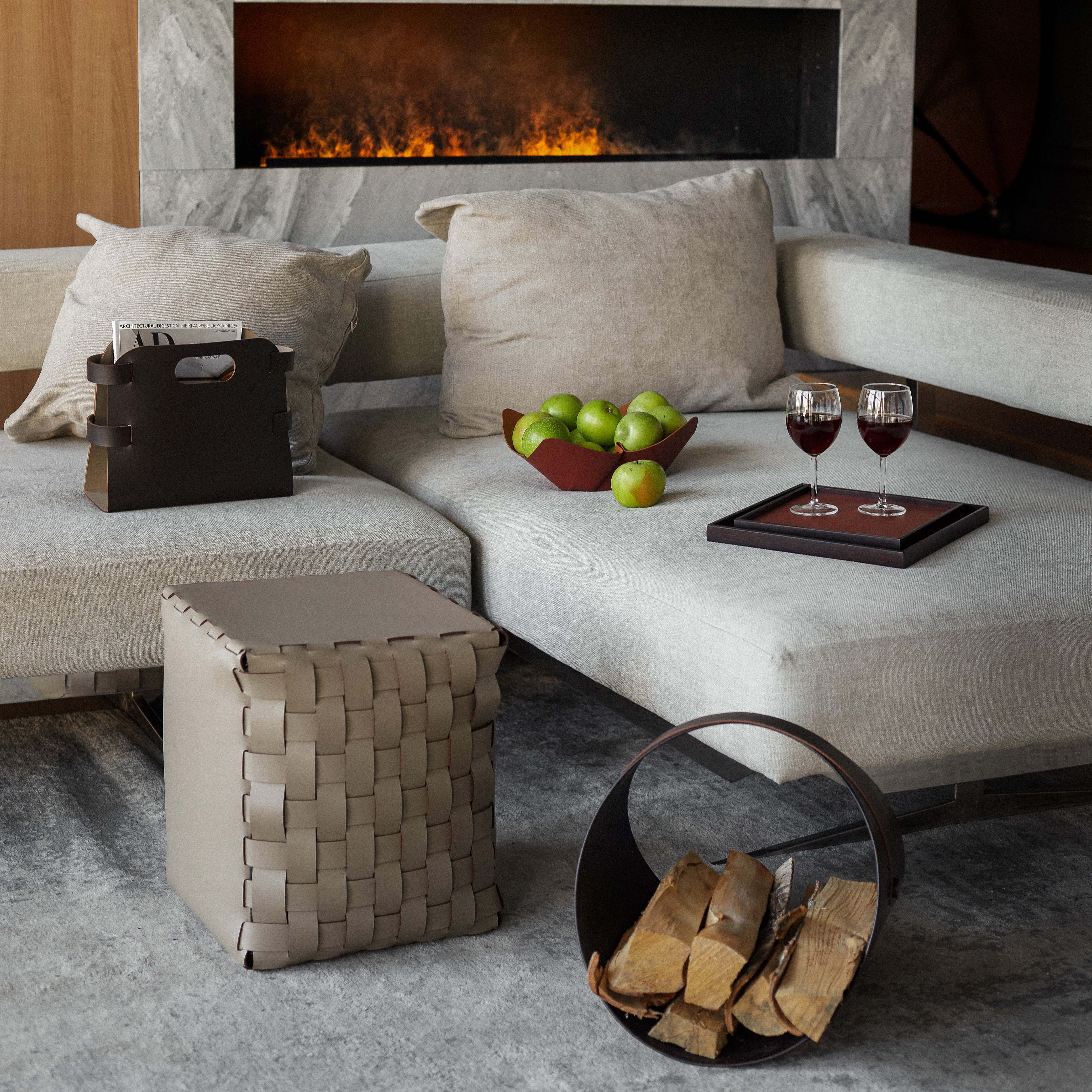 Дровница-журнальница BEN Wenge  - изображение 1