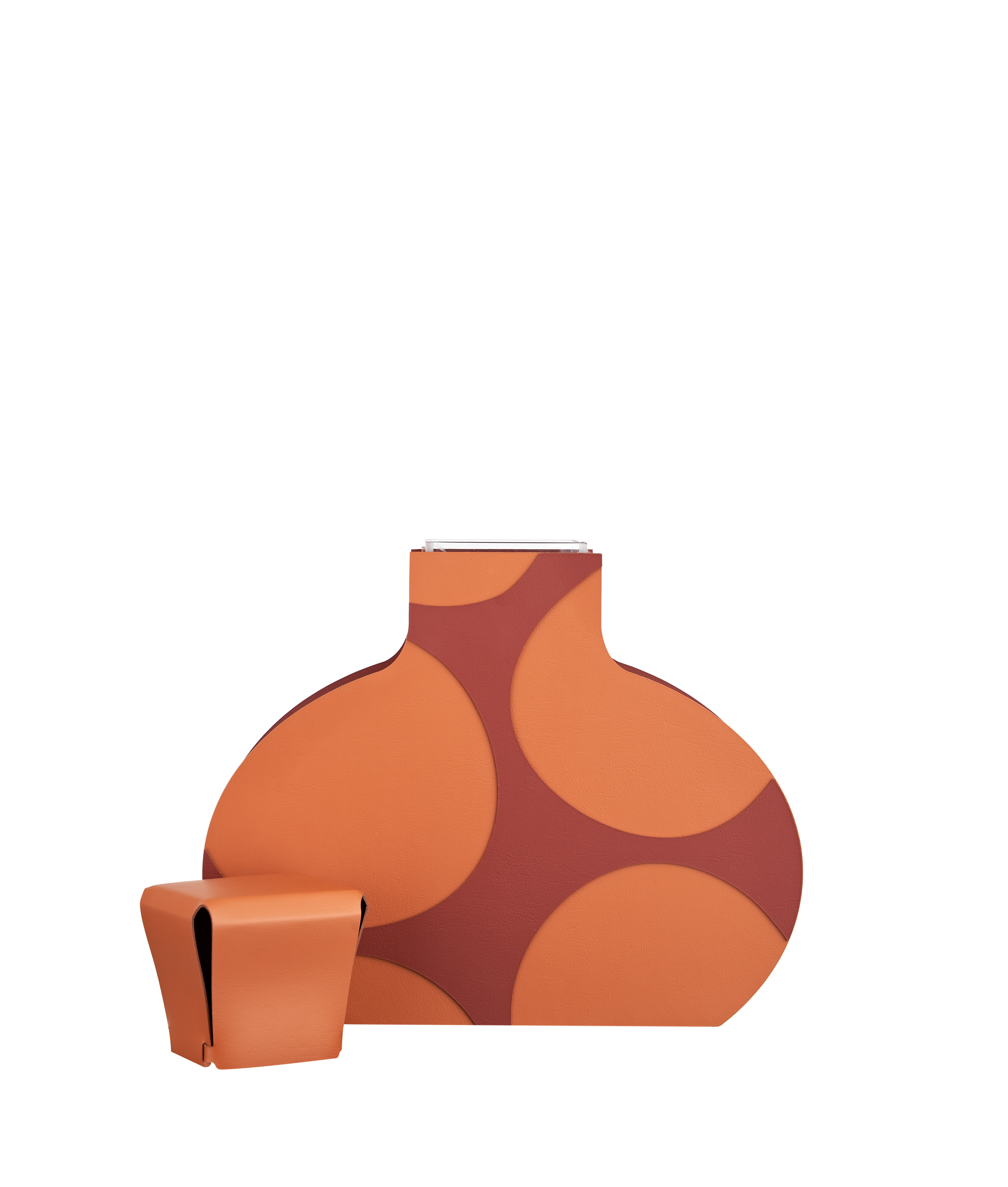 Ваза Otto Mod. 1.1 (09-Cognac/30-Bordeaux) - изображение 4