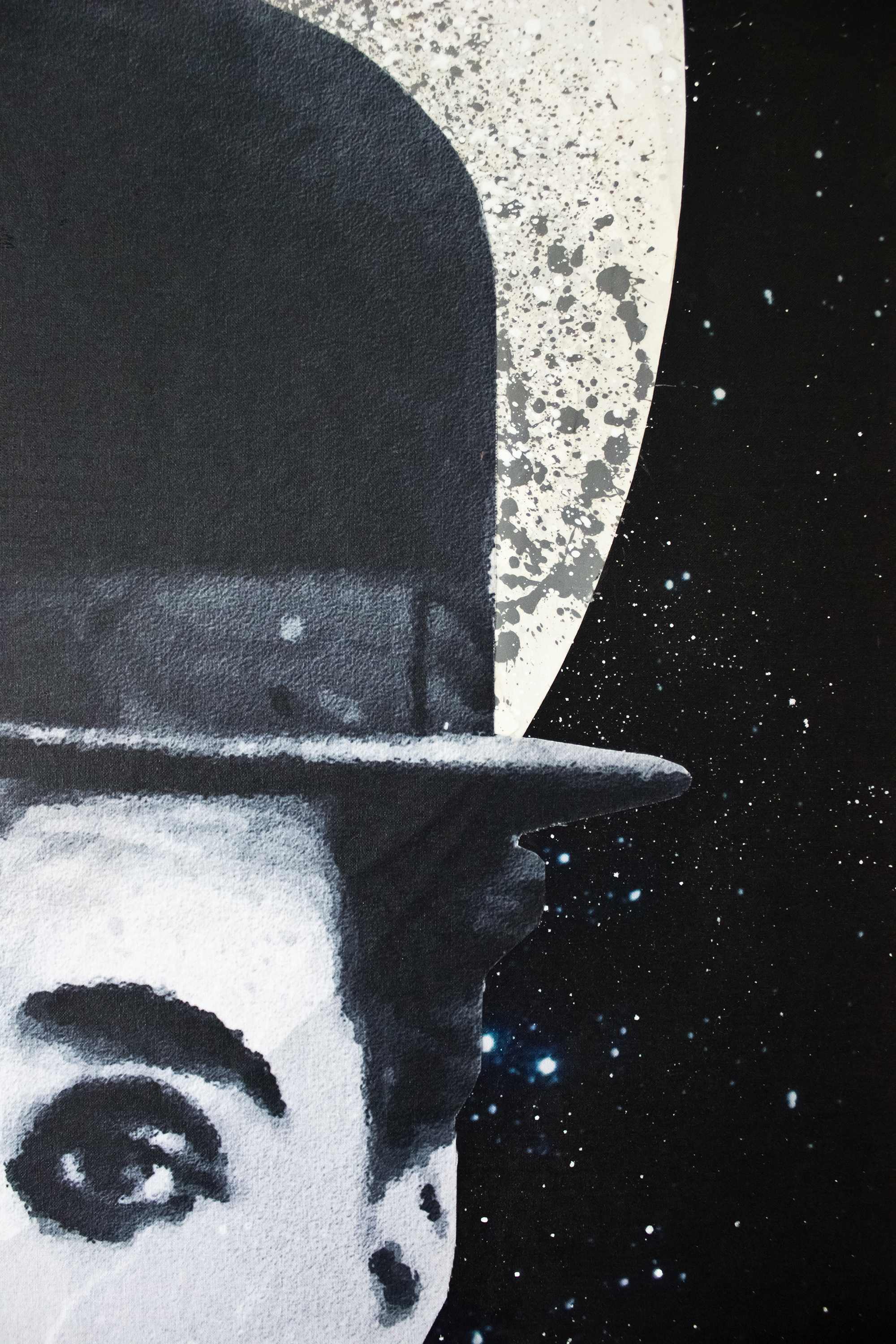 Коллаж "КОСМОС ЧАРЛИ ЧАПЛИНА" - изображение 5