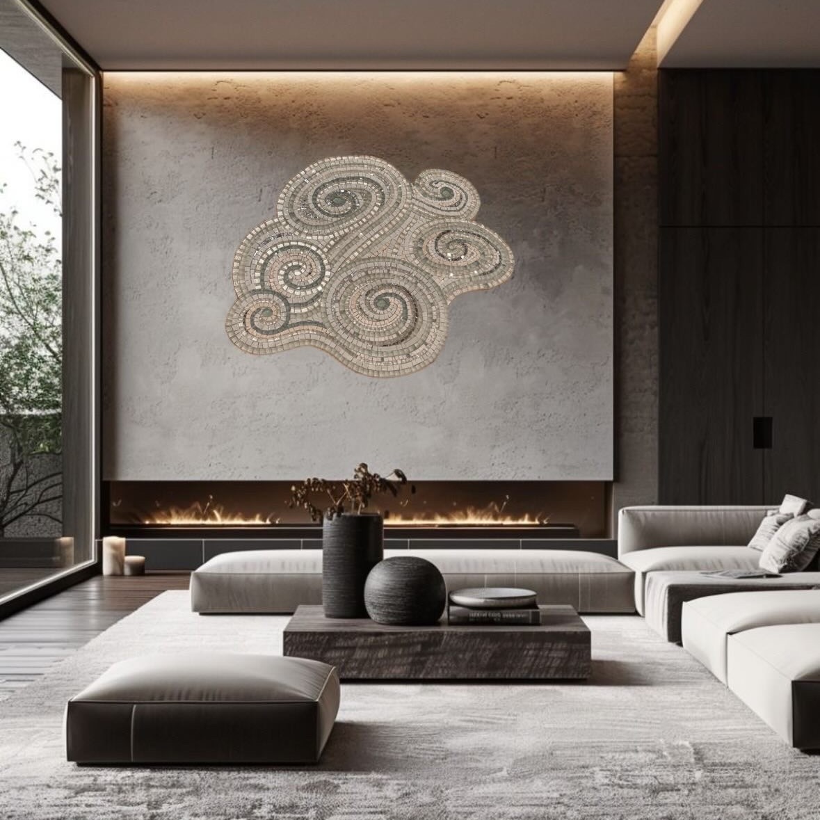 Мозаика "Стихия воздуха" - изображение 3