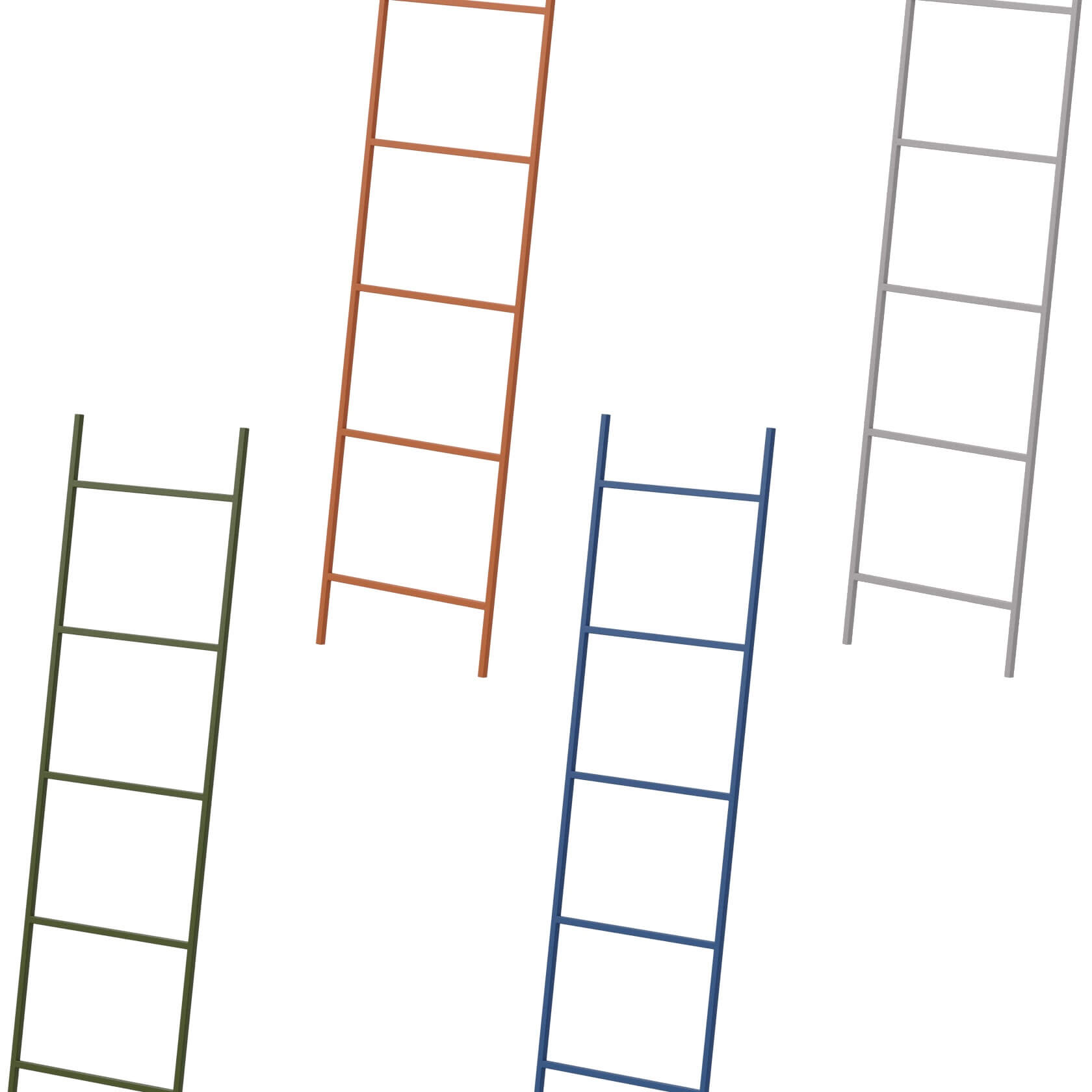 Декоративная лестница-вешалка - изображение 5