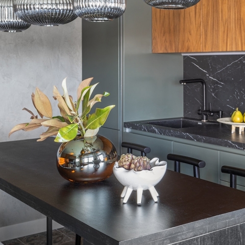 Чаша "На ножках" малая сложный цвет - изображение 4