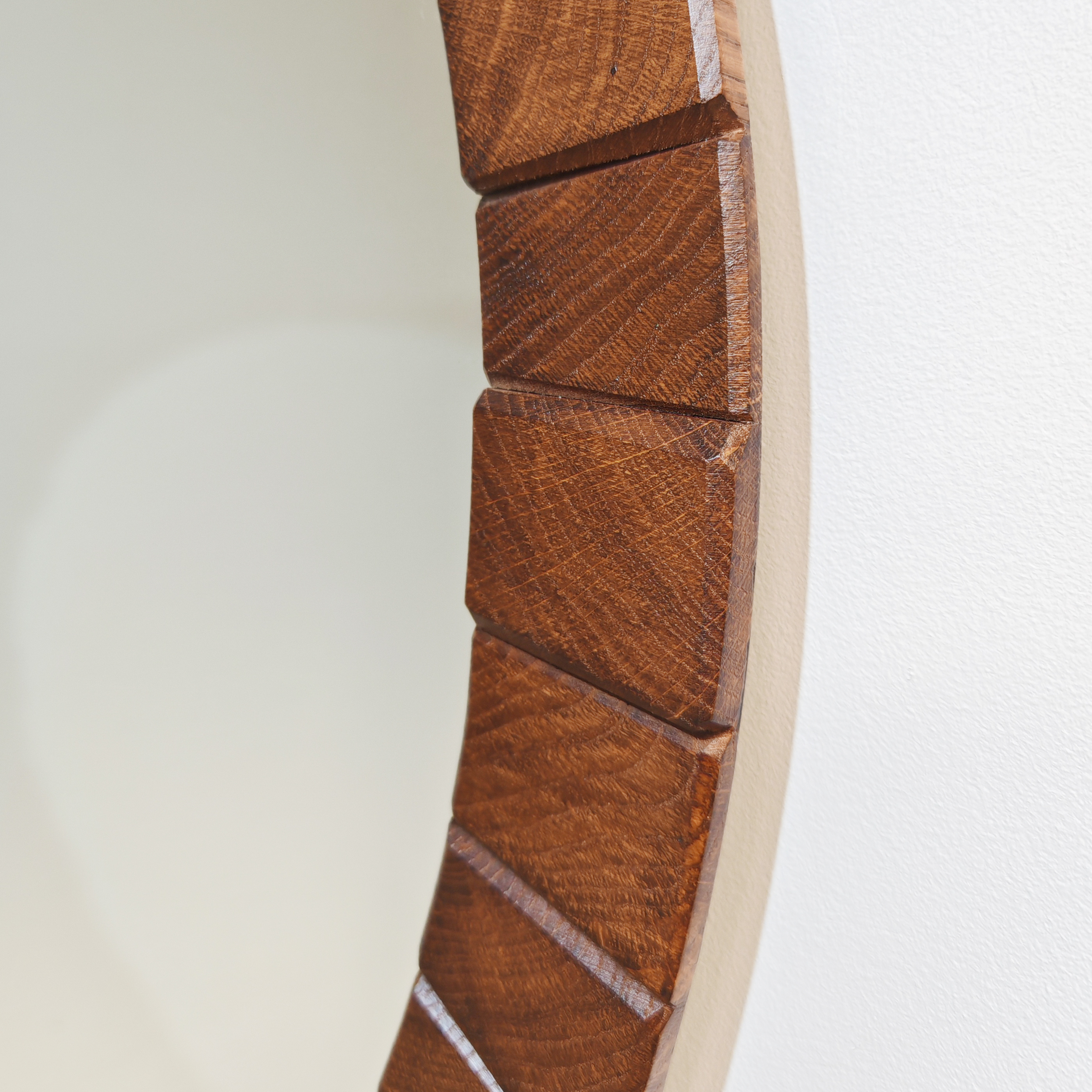 Зеркало дубовое круглое - изображение 2