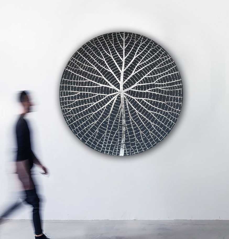 Панно Night Waterlily Graphit - изображение 3