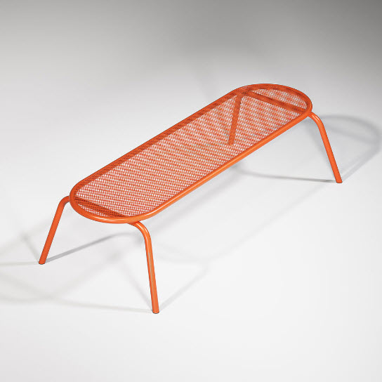 Скамейка без спинки SPIDER сетка 