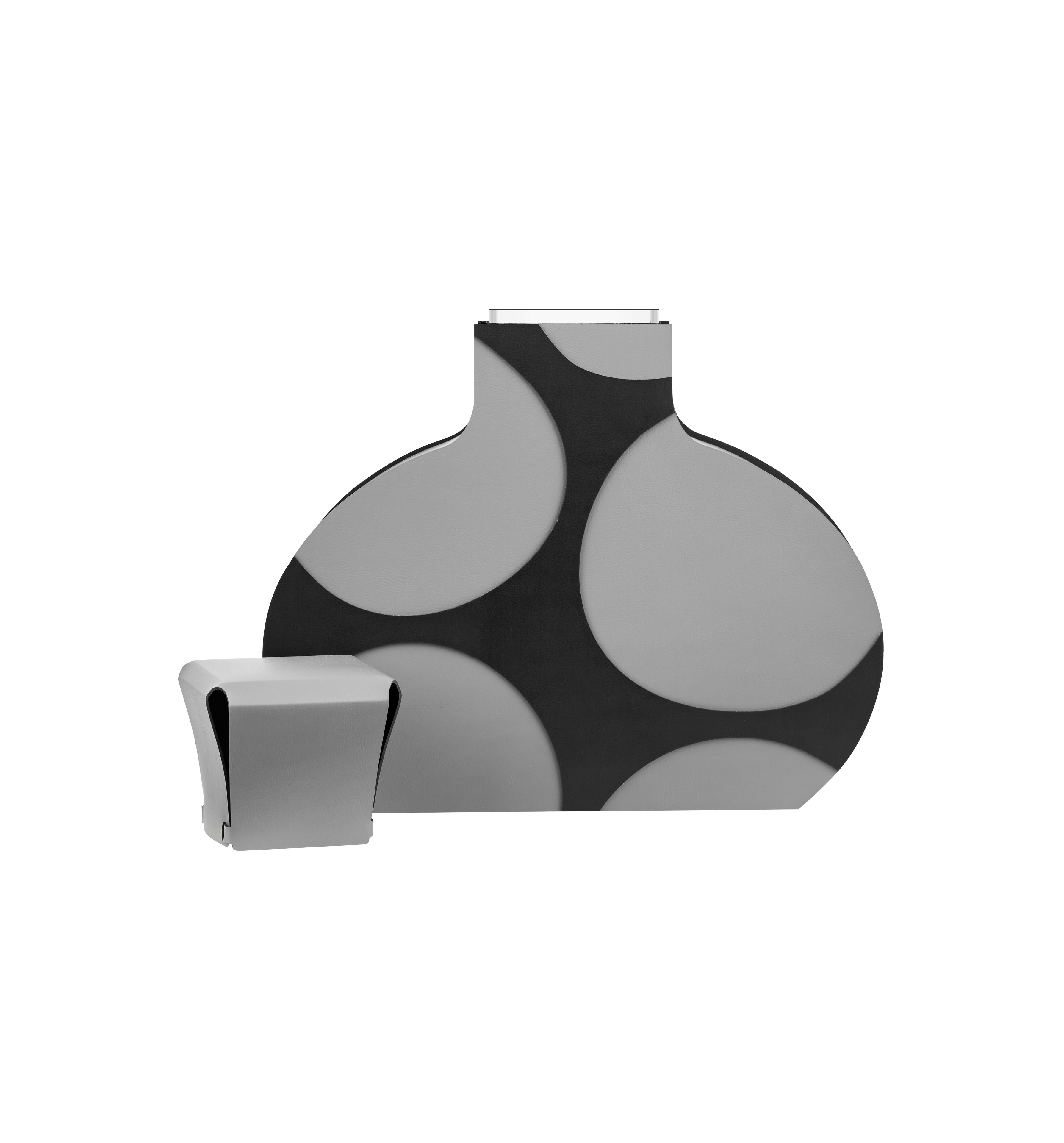 Ваза Otto Mod. 1.1  (01-Black/03-Grey) - изображение 6
