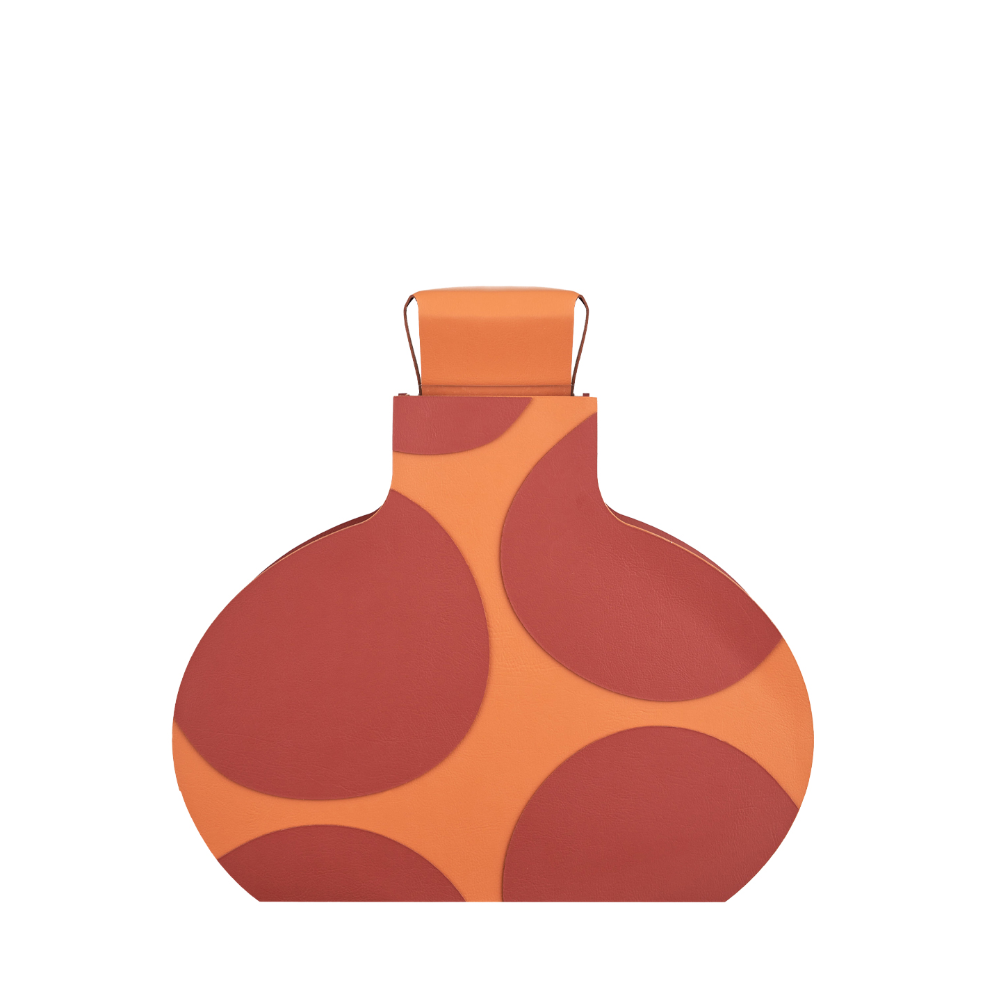 Ваза Otto Mod. 1.1 (09-Cognac/30-Bordeaux) 