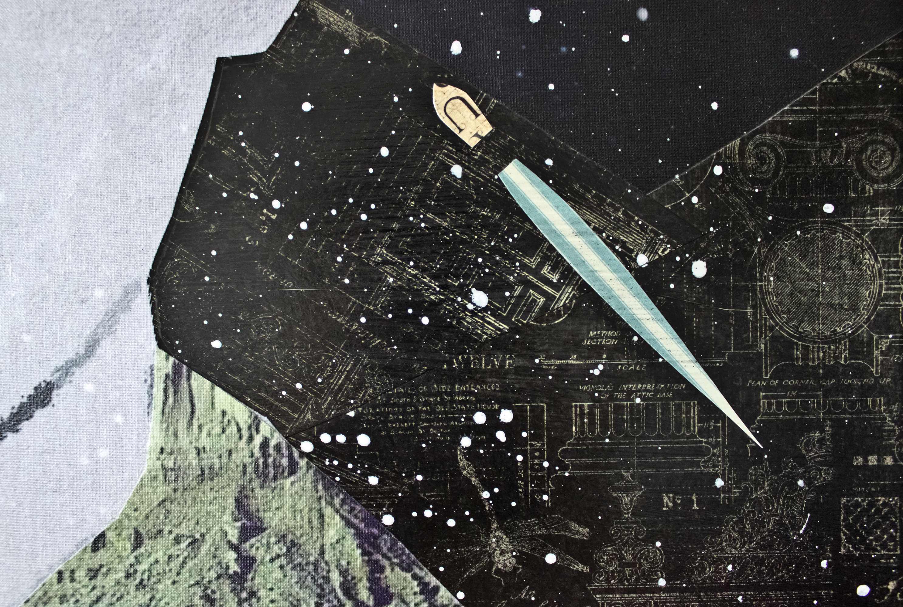 Коллаж "КОСМОС ЧАРЛИ ЧАПЛИНА" - изображение 4