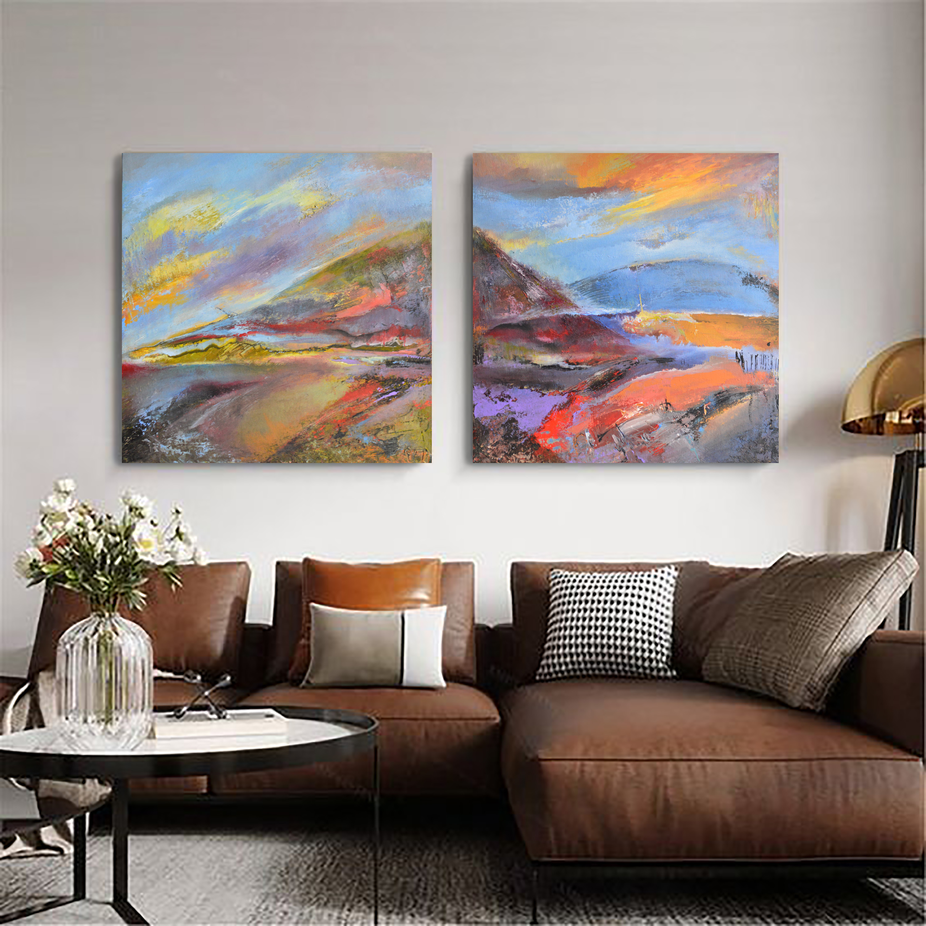 Картина Горный пейзаж 2021 - изображение 2