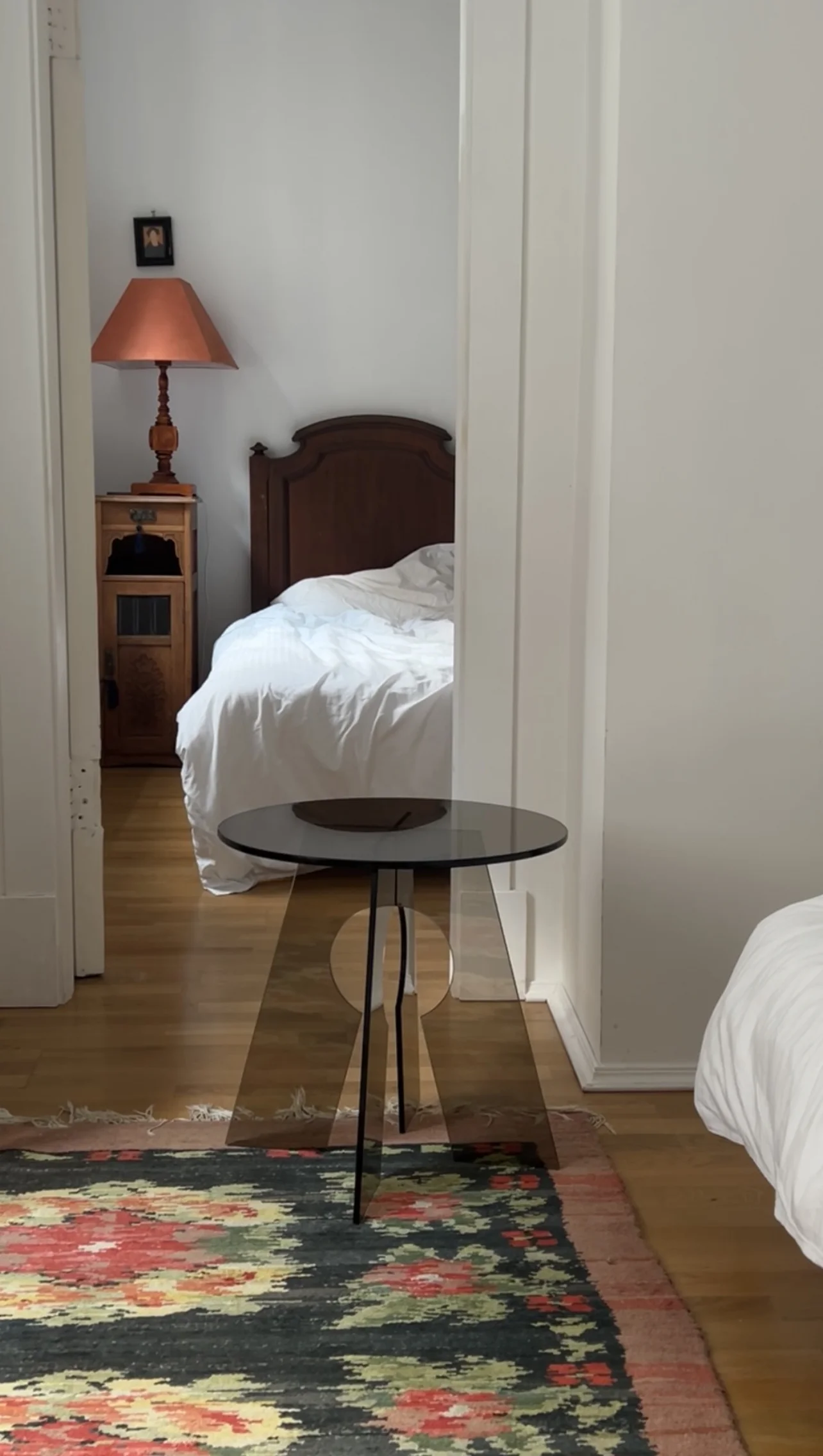 Стеклянный приставной стол SPERO - изображение 1