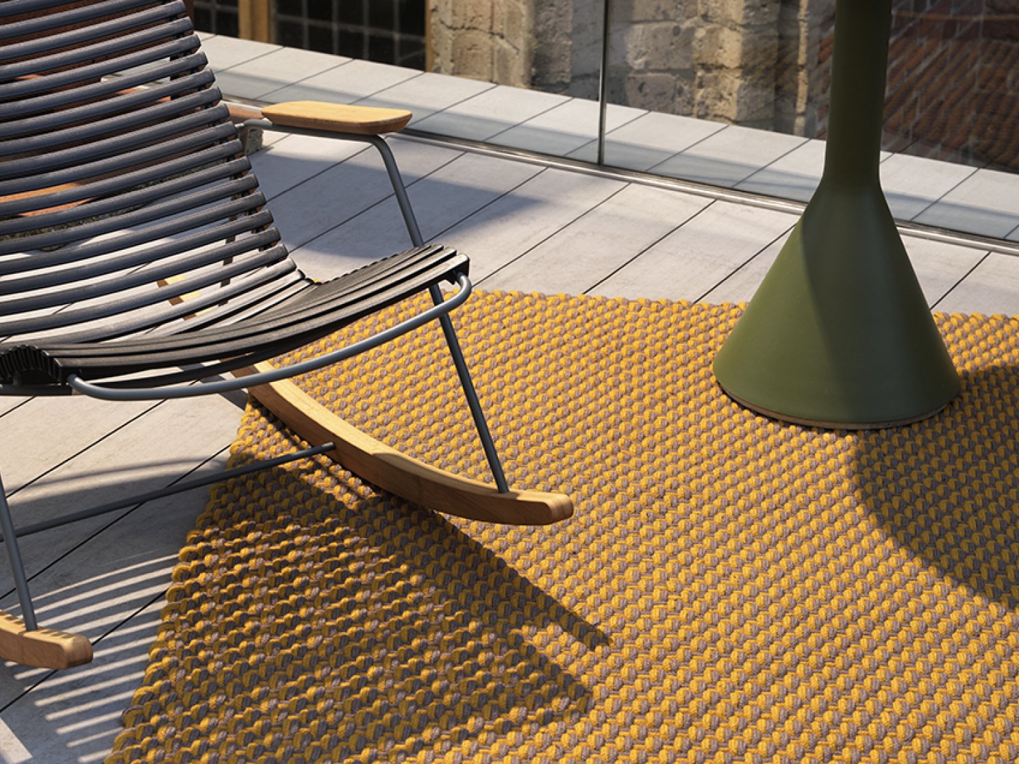 Ковер Lace golden mustard grey taupe 497217 - изображение 1