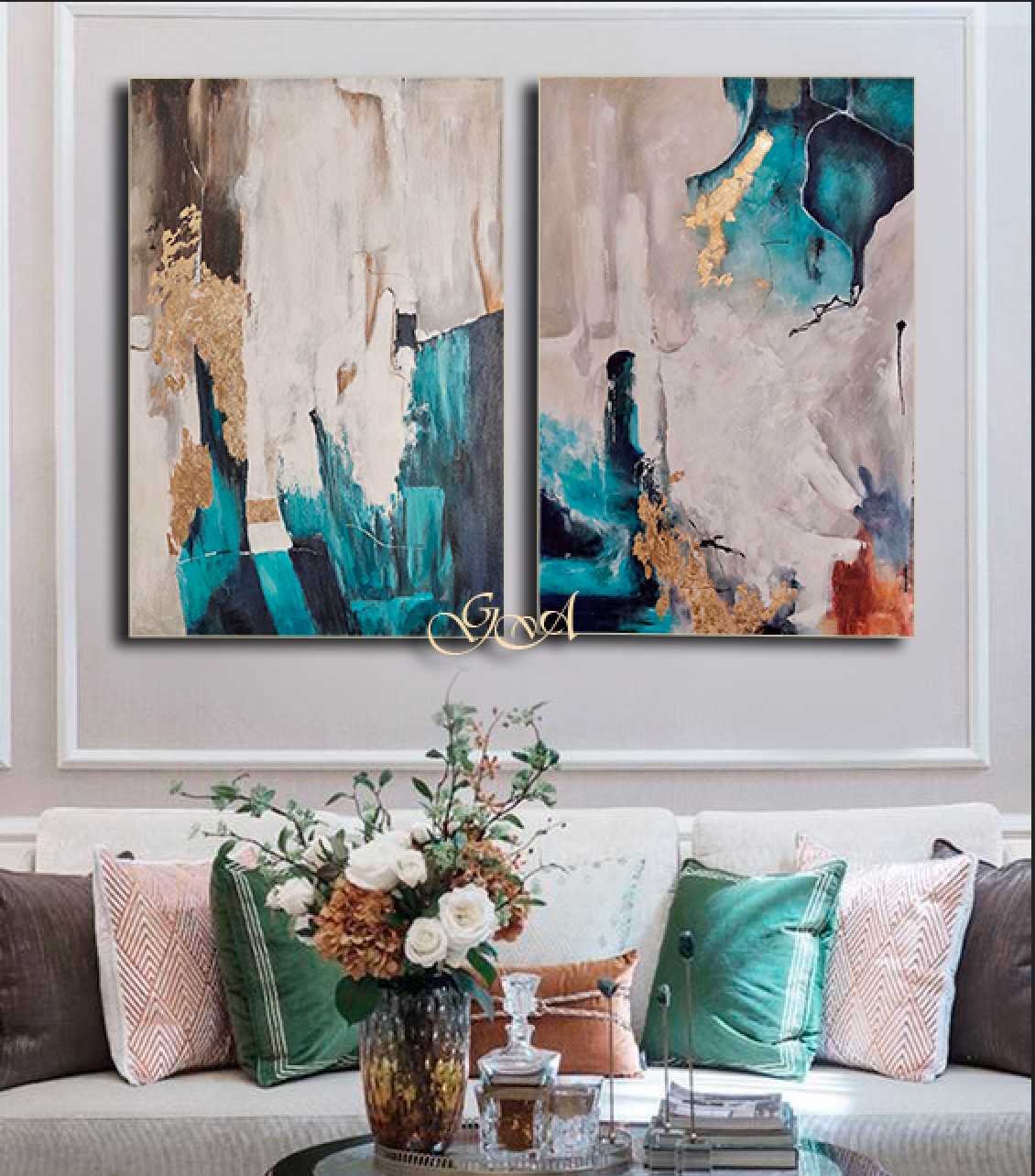 Abstraction (2), 60*90cm x 2 - изображение 2