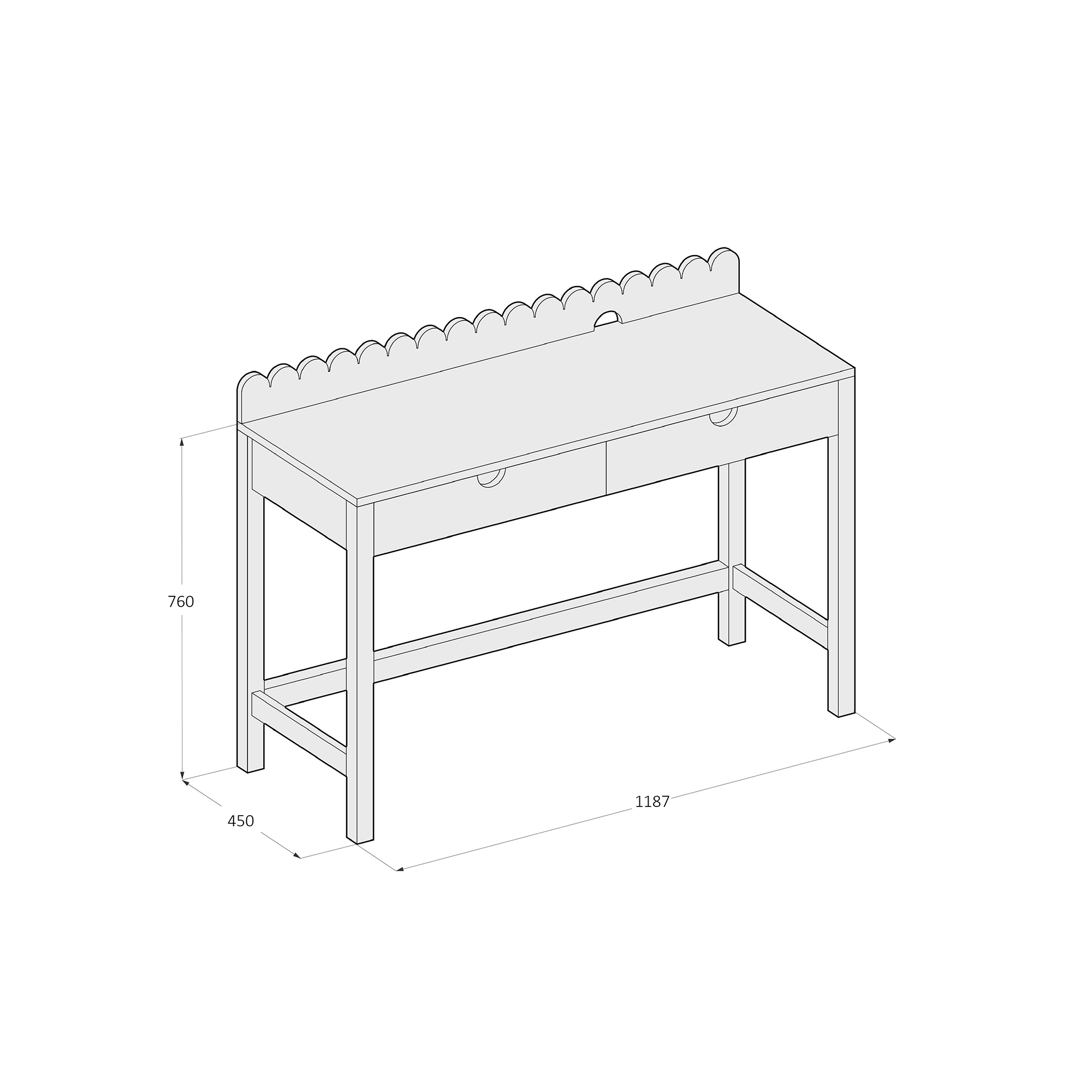Стол МЕСТО консольный - изображение 4