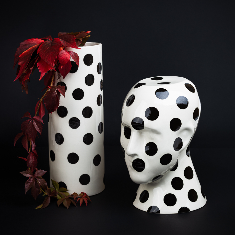 Ваза "Голова" горох - изображение 1