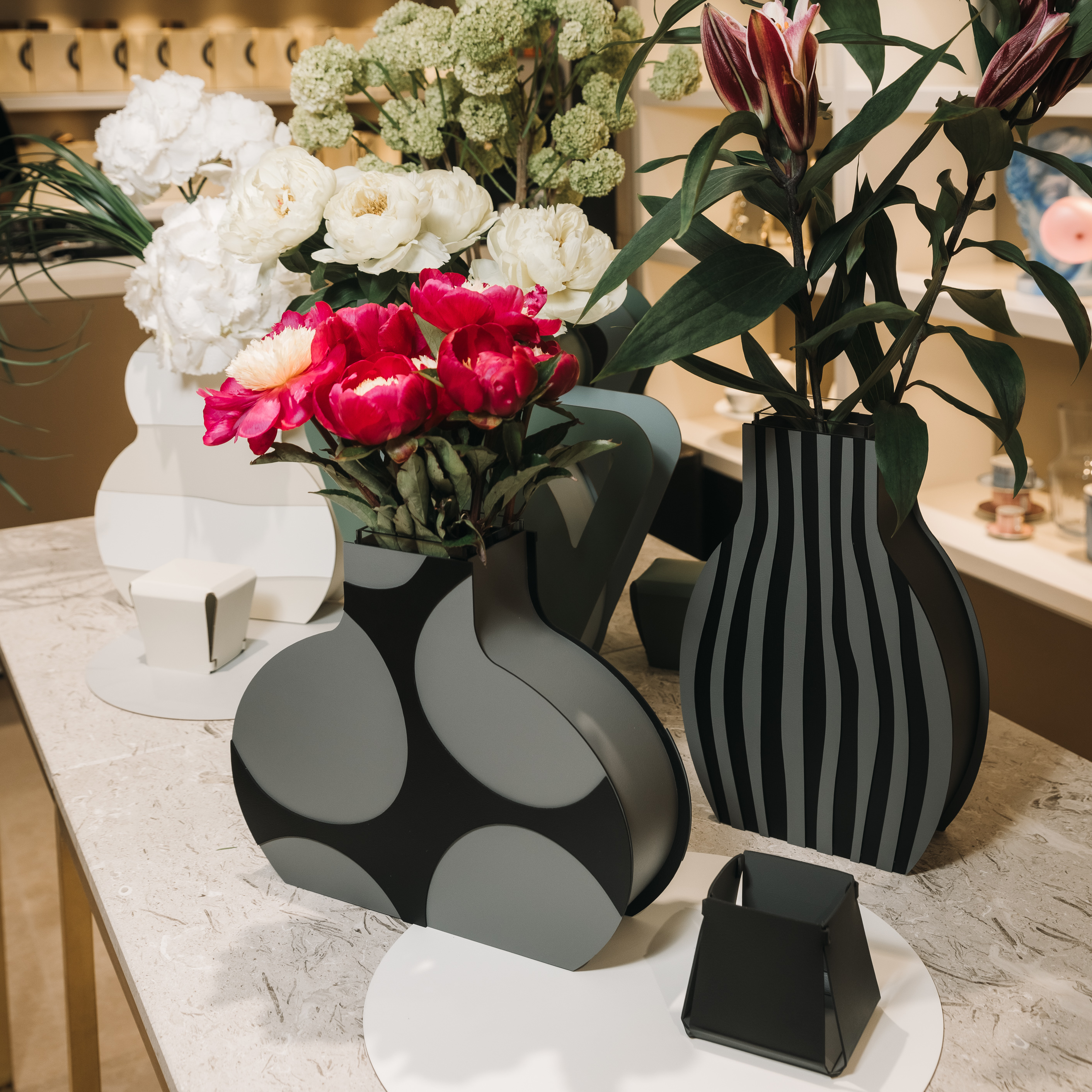 Ваза Otto Mod. 2.1(01-Black/03-Grey) - изображение 1