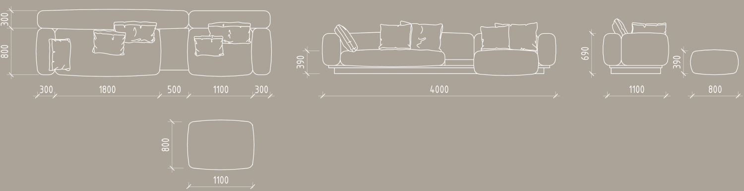 Диван ELE SOFA - изображение 7