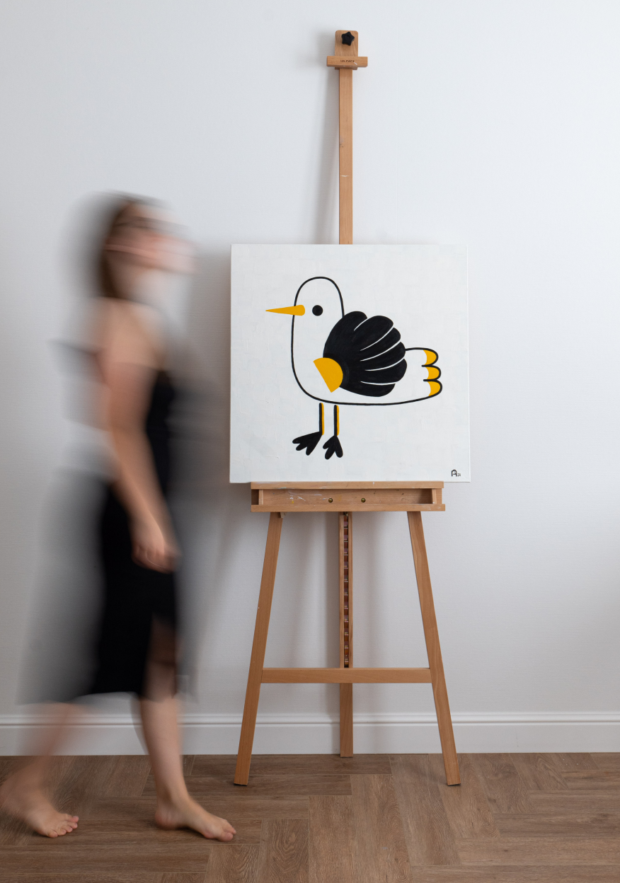 Картина "Молчаливая чайка. А такая бывает?" - изображение 2