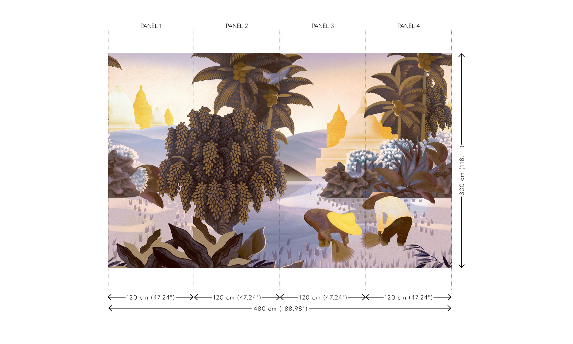 Hills of Sapa – Twilight – 97590 - изображение 2