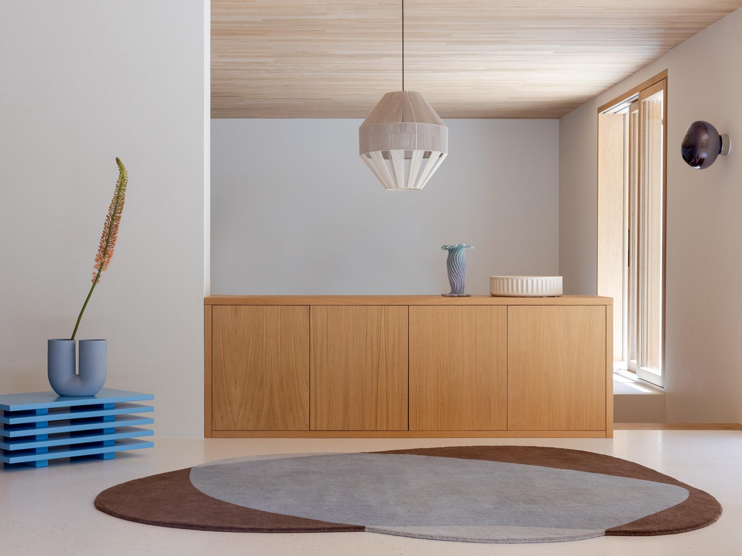 Ковер Element Chad Brown-Blue 087705 - изображение 1