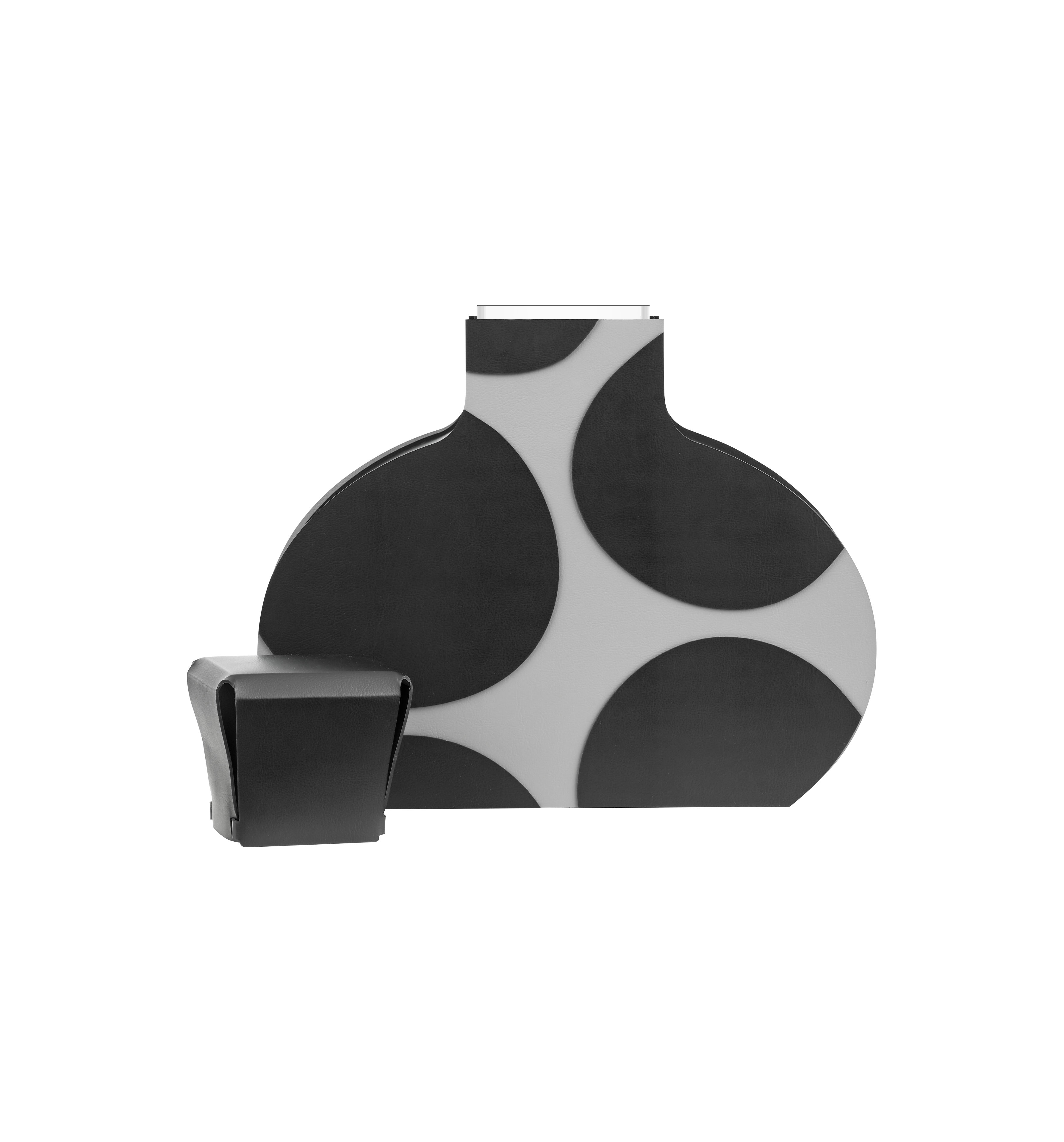 Ваза Otto Mod. 1.1  (01-Black/03-Grey) - изображение 2