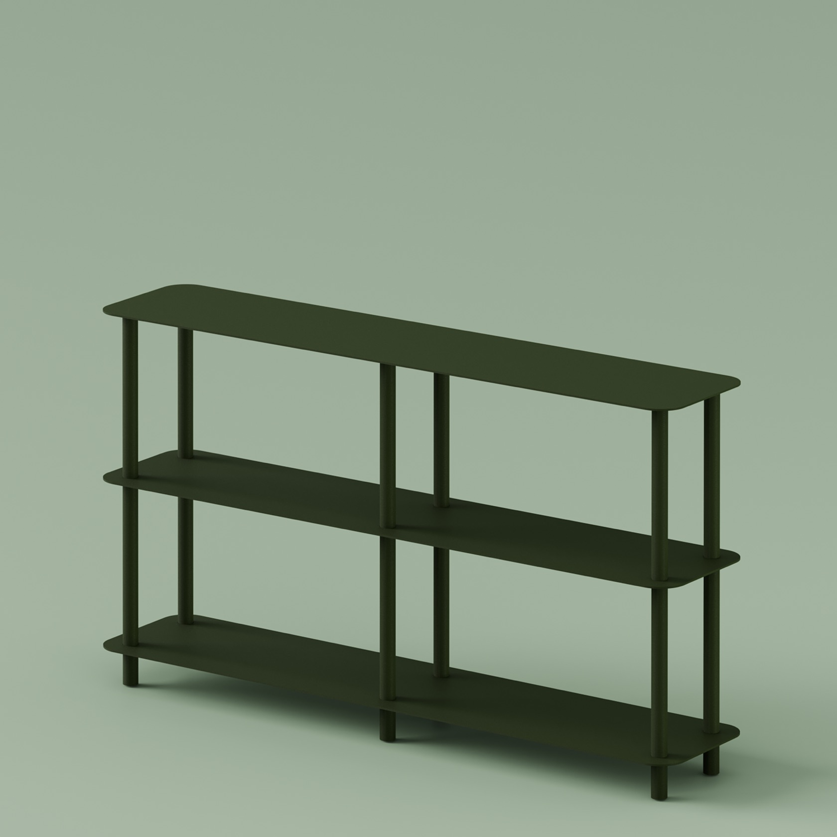 Стеллаж-консоль ЛАЙН прямоугольный - изображение 2