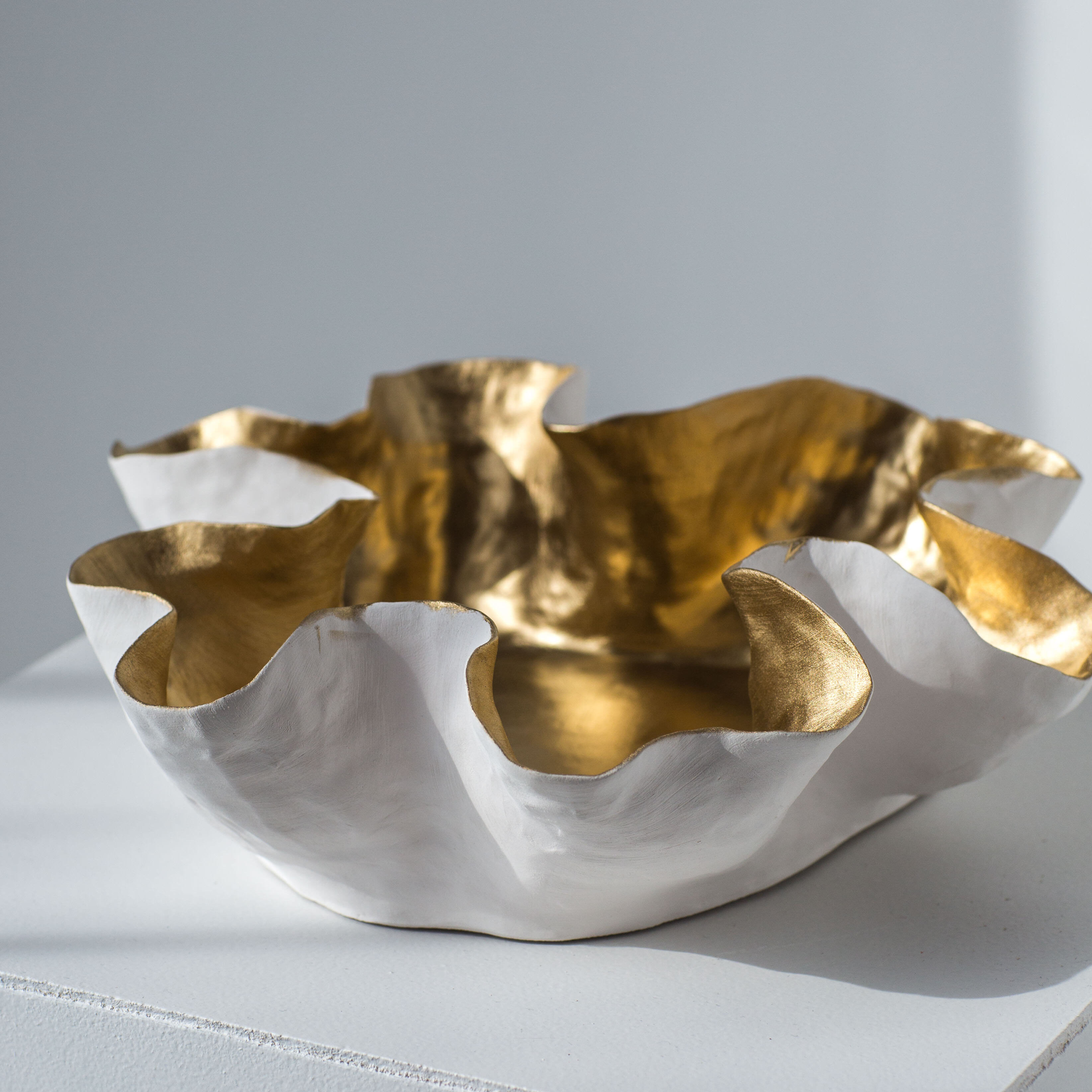 Скульптурная ваза "GOLDEN DUO" - изображение 2