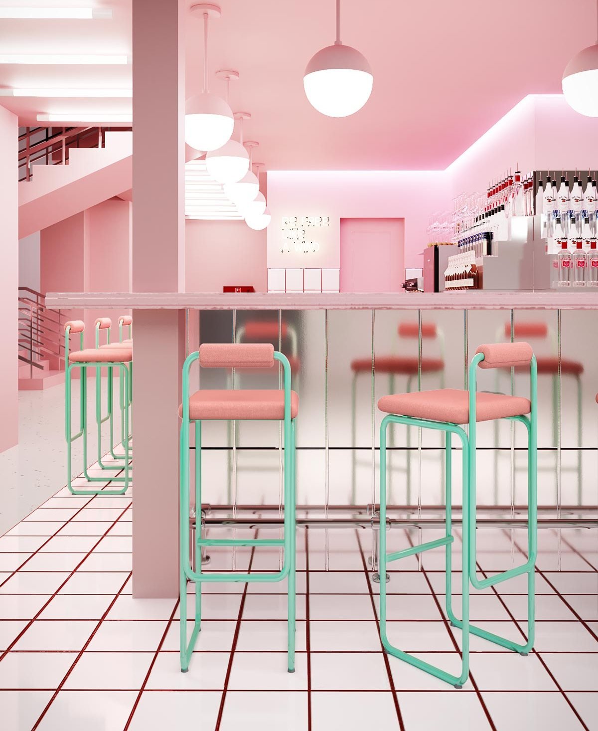 Полубарный стул FLAMINGO CHAIR - изображение 3