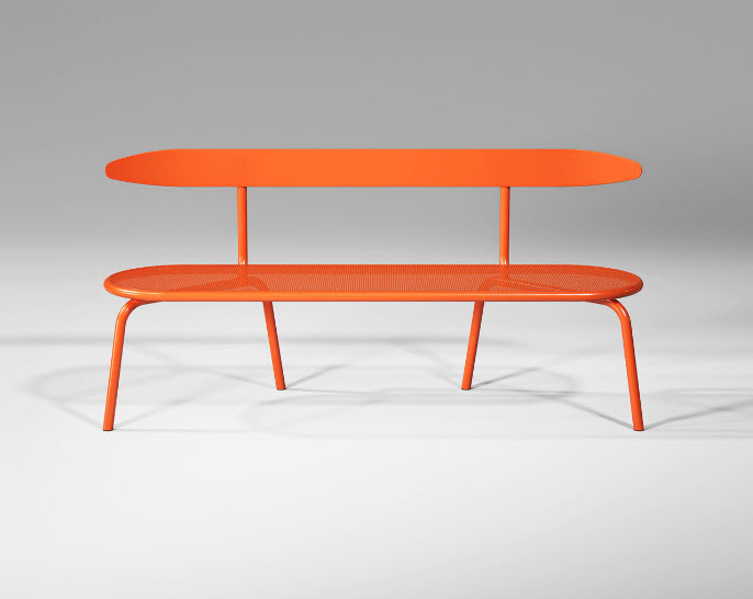 Скамейка со спинкой SPIDER сетка - изображение 2