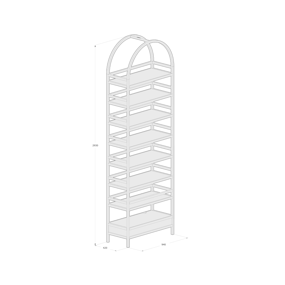 Стеллаж L'arc - изображение 5