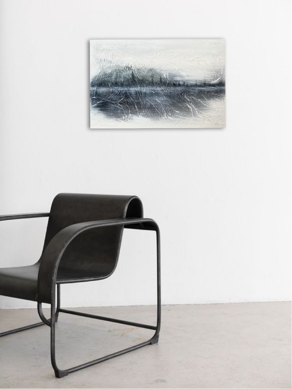 Картина Холодное озеро - изображение 3