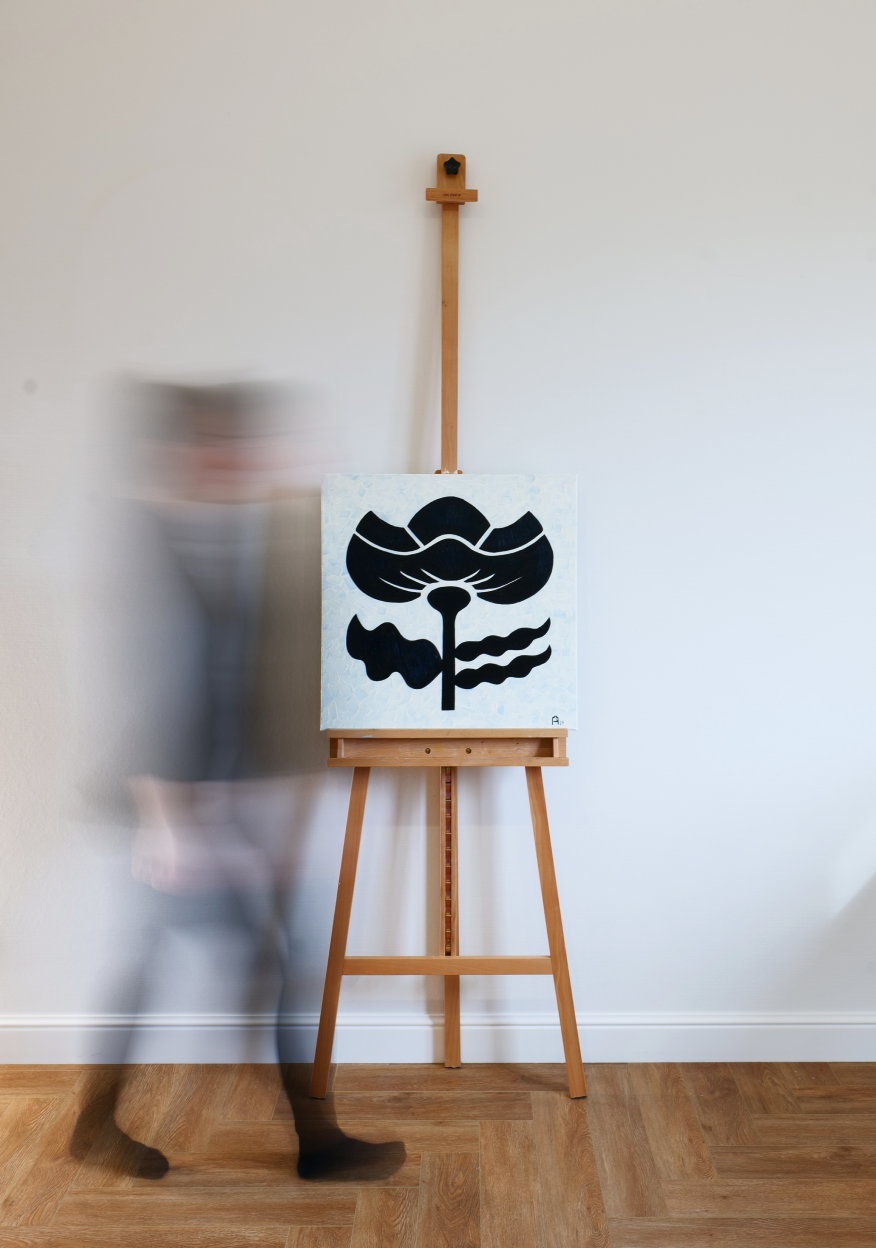 Картина "Плавный цветок" - изображение 2