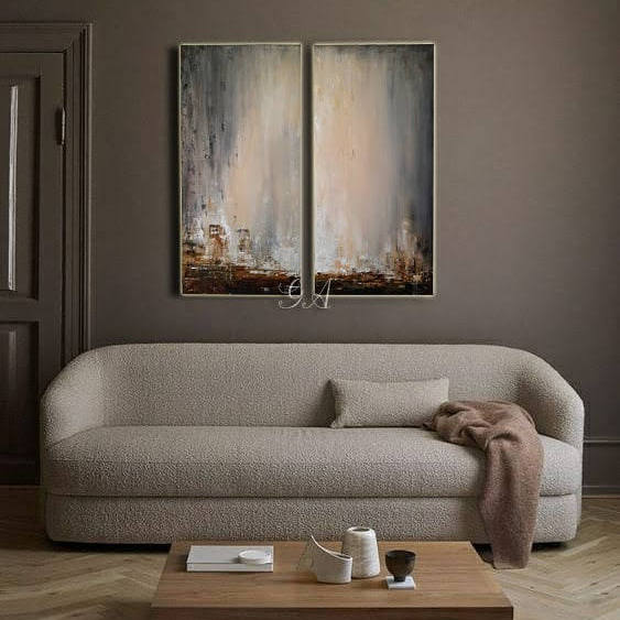 Landscape abstract, 40*80 x 2 - изображение 2
