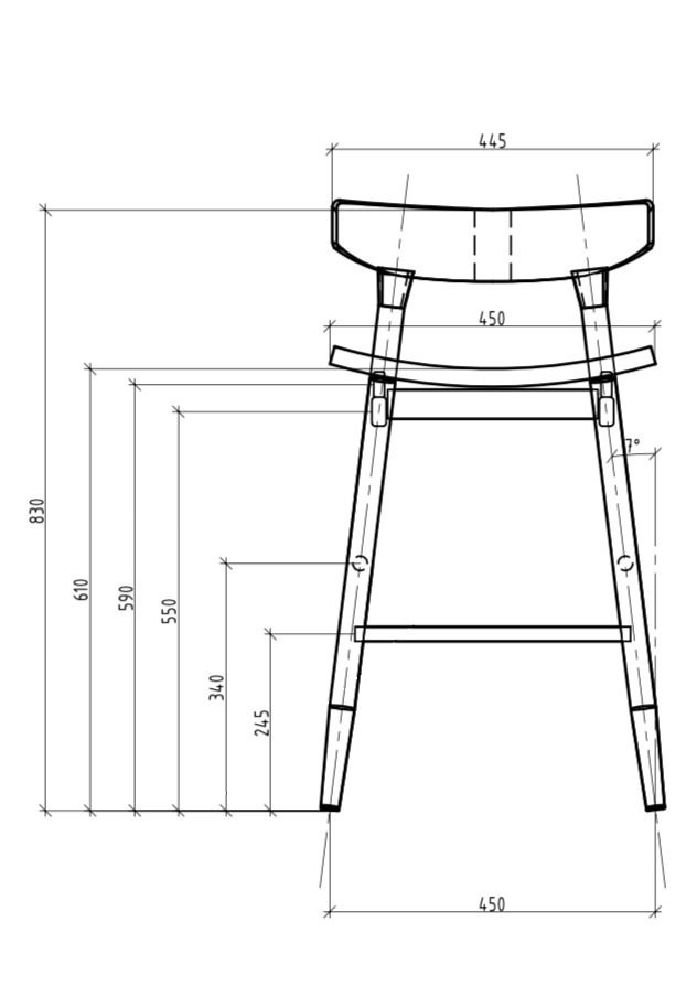 Полубарный стул «Акира» - изображение 10