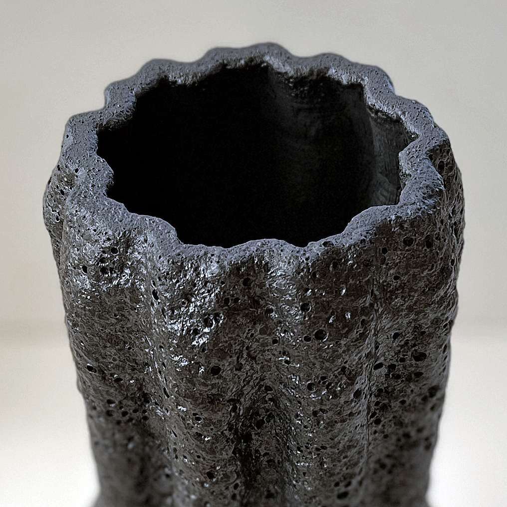 Ваза Structure #4 Black - изображение 2