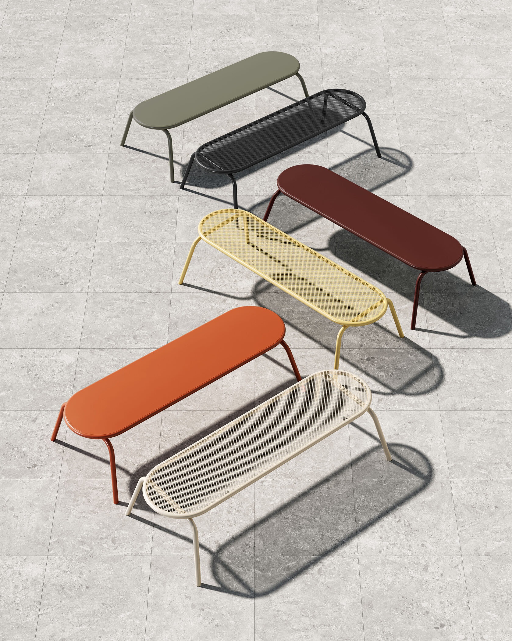 Скамейка без спинки SPIDER - изображение 3