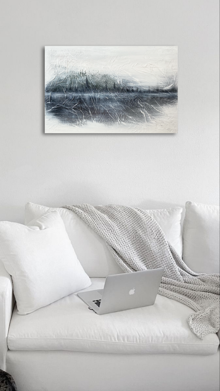 Картина Холодное озеро - изображение 4