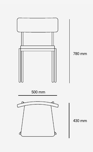 Стул SCHOOL штабелируемый - изображение 3