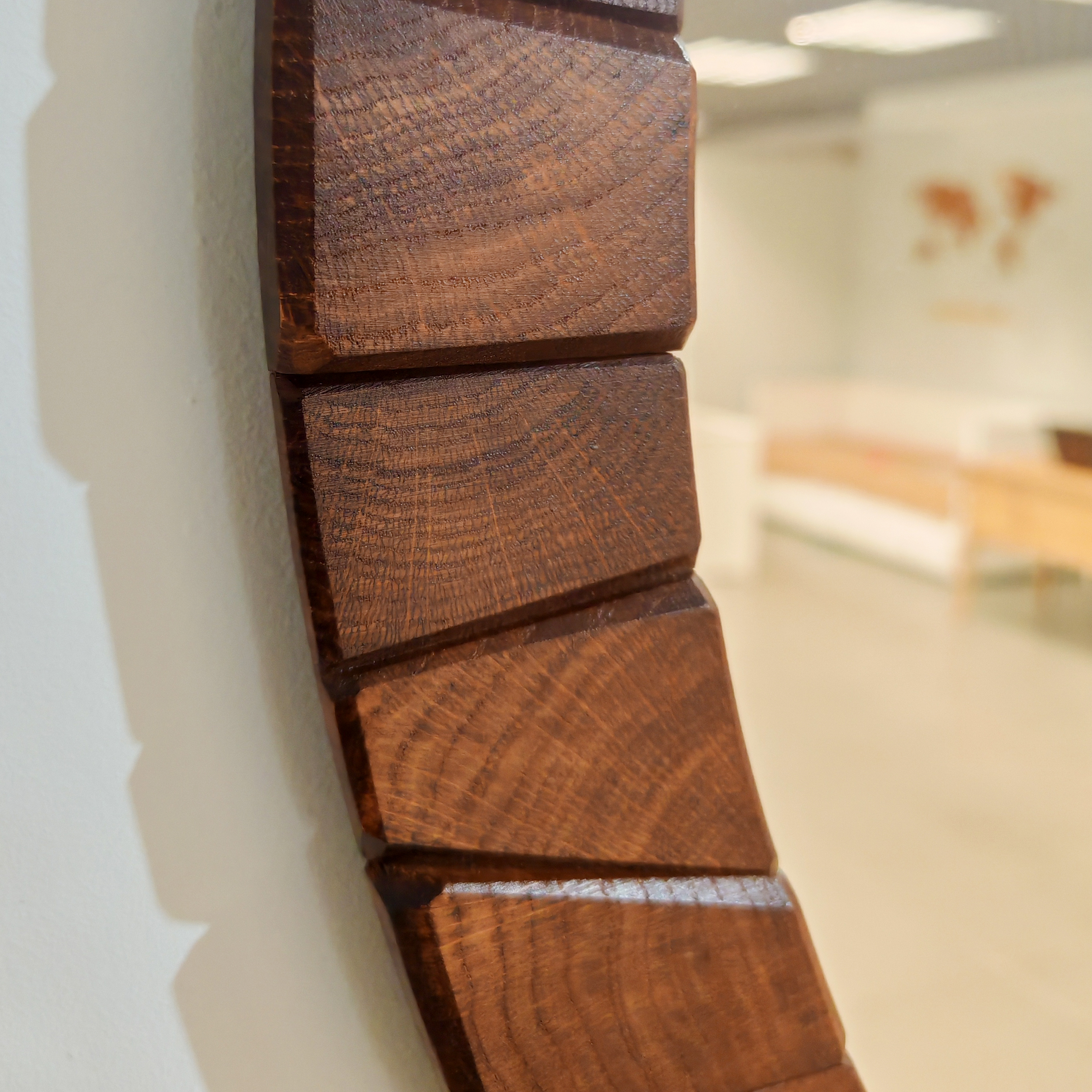 Зеркало дубовое круглое - изображение 4