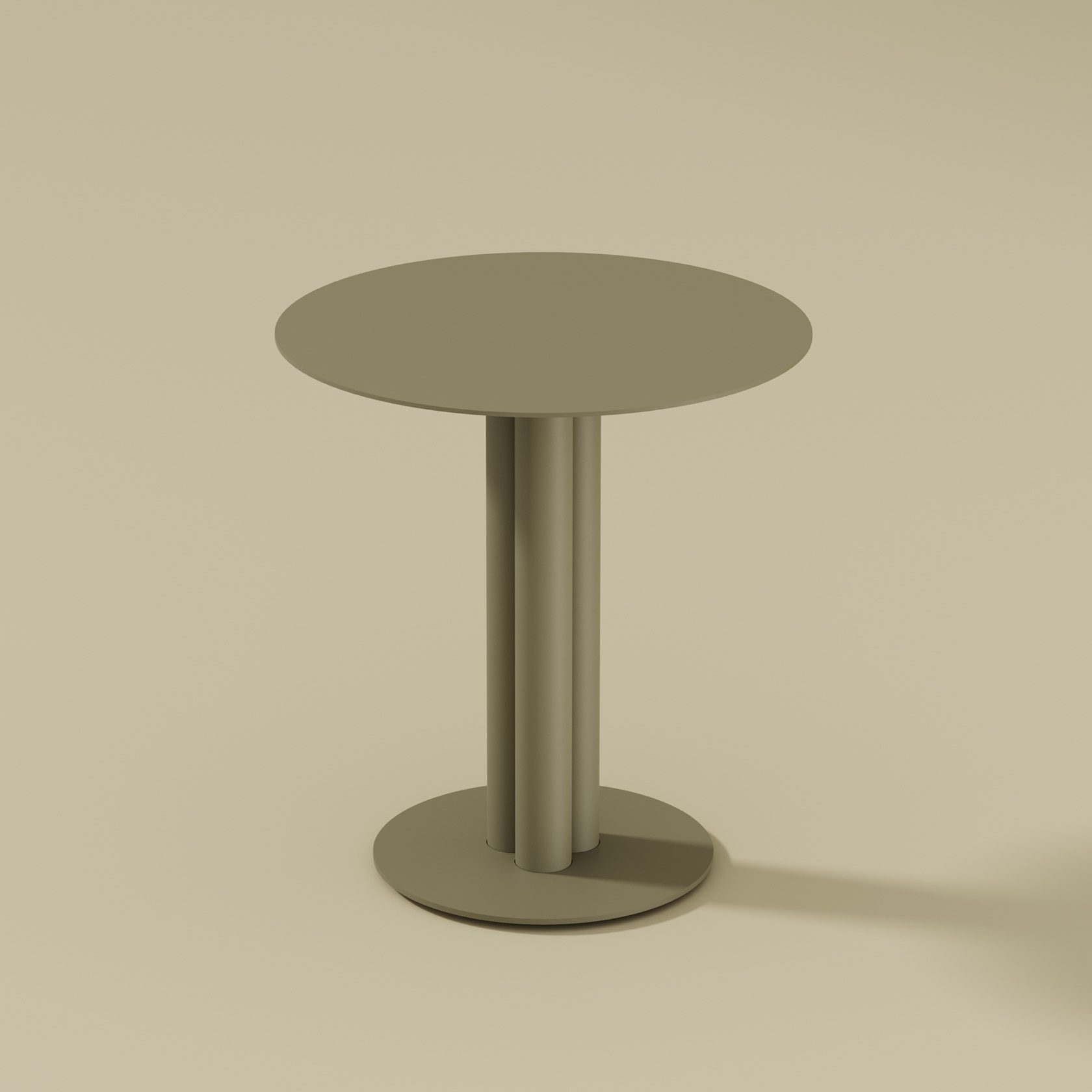 Стол МОНО круглый на составной ножке 