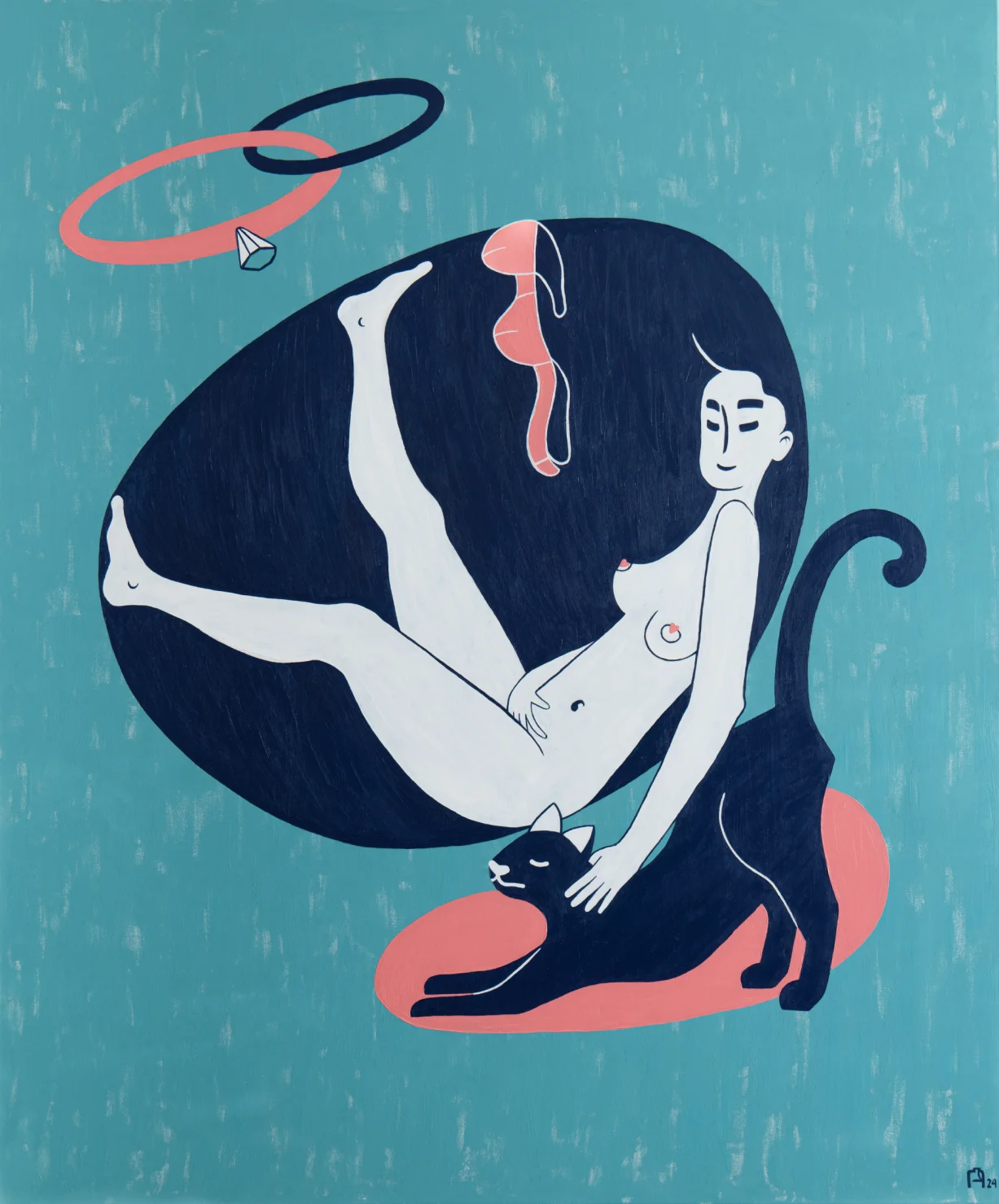 Картина "В отсутствие мужа. Самопознание" 