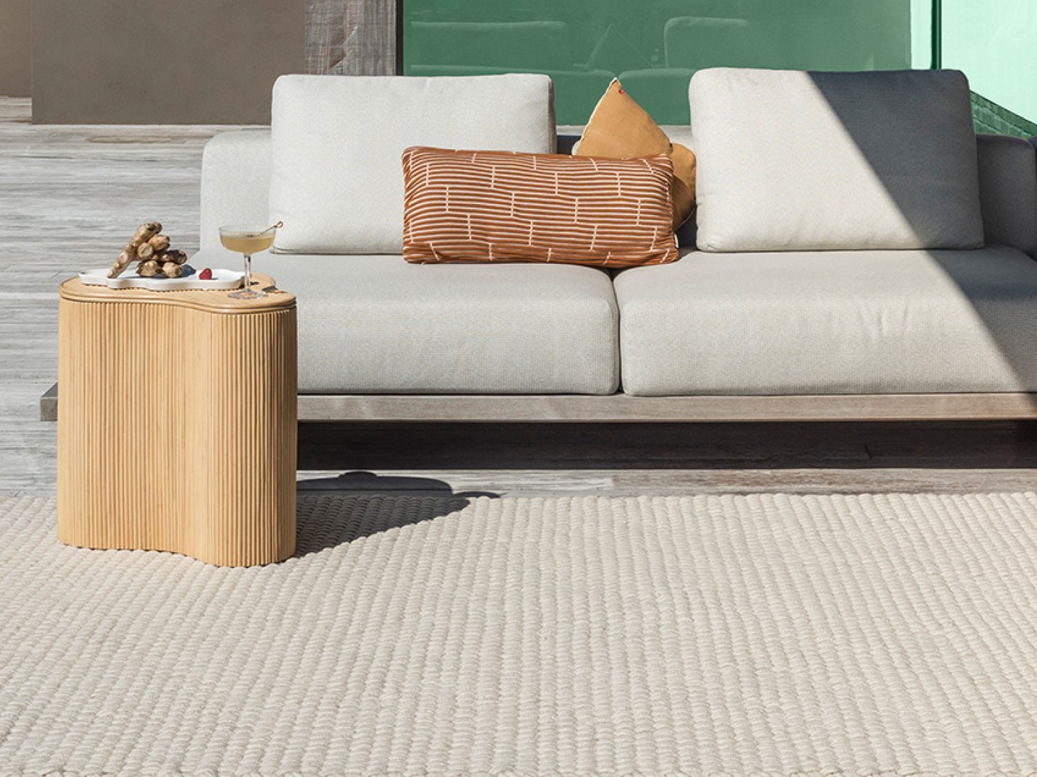 Ковер Lace white sand 497009 - изображение 1