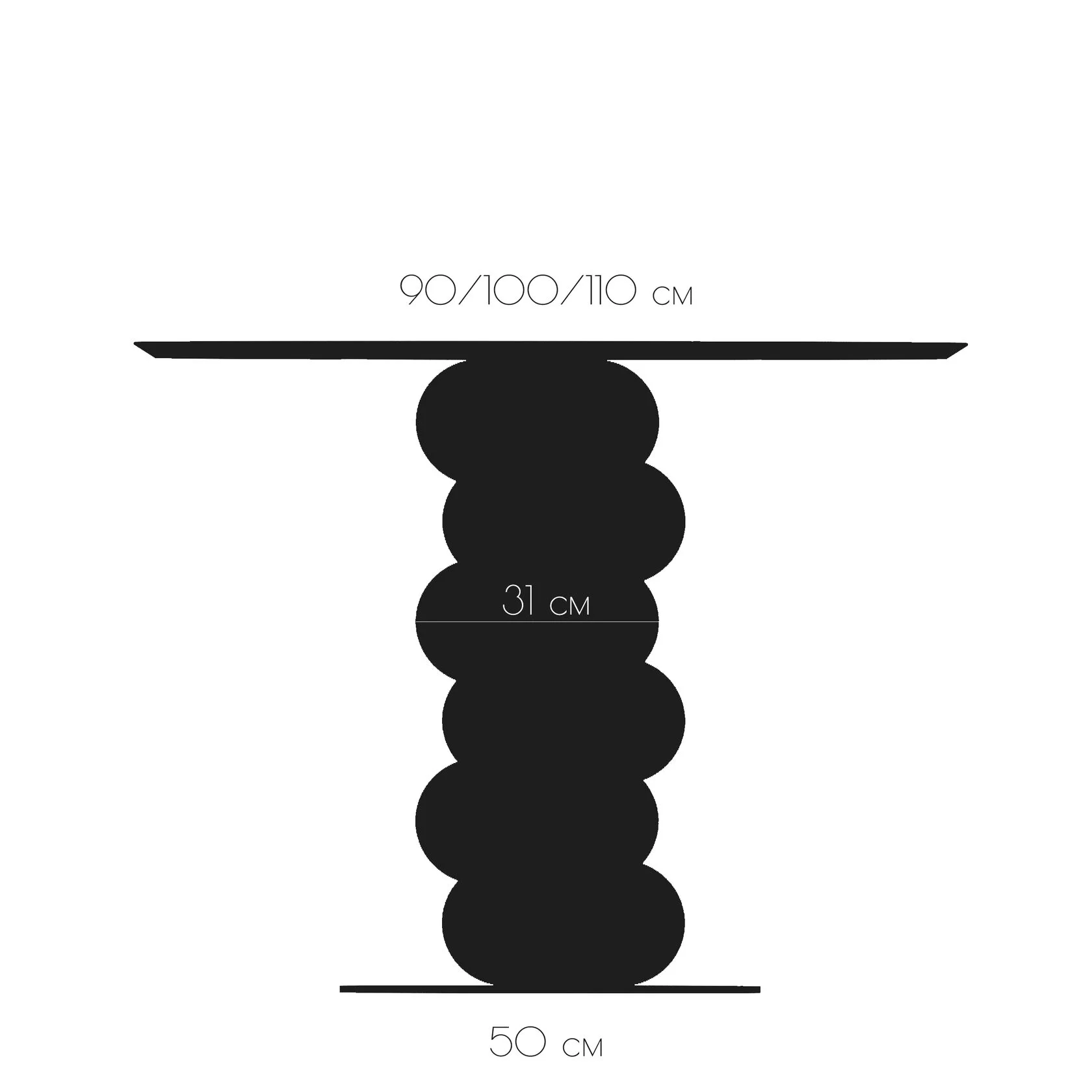 Обеденный стол Баббл Ти - изображение 7