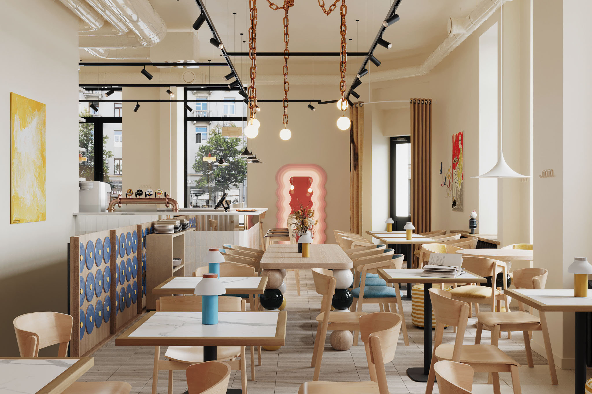 Проект пиццерии "SOLE" в Варшаве